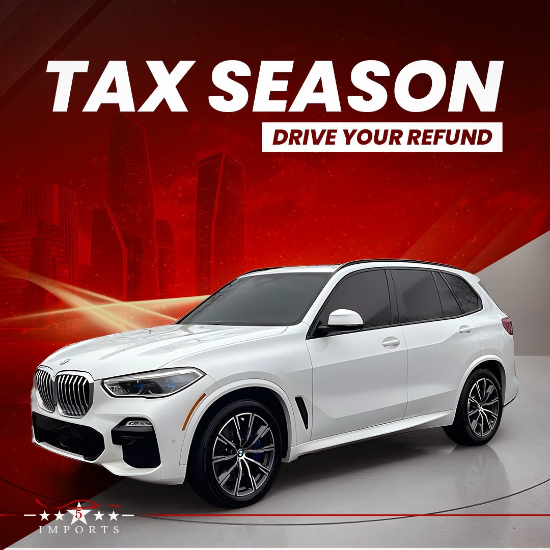 Your tax refund deserves an upgrade 🚗💸
Tax Season specials are officially live at 5 Star Imports.
Better deals. Better rides. Better move.
📍 Noblesville &amp; Westfield, Indiana
📱 Call/Text: (317) 742-6969
🌐 Explore more: 5starimports.com
T&amp;Cs apply