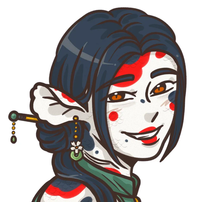 Made some new tokens for my DND campaign that I loved so much I had to post em. Kaida, Nox's new river Triton GF (actually for real somehow he copped this), Brizo a wizard shopkeeper, and Ismene the leader of the river Triton village Delphine (of which all of them are from)! #dnd