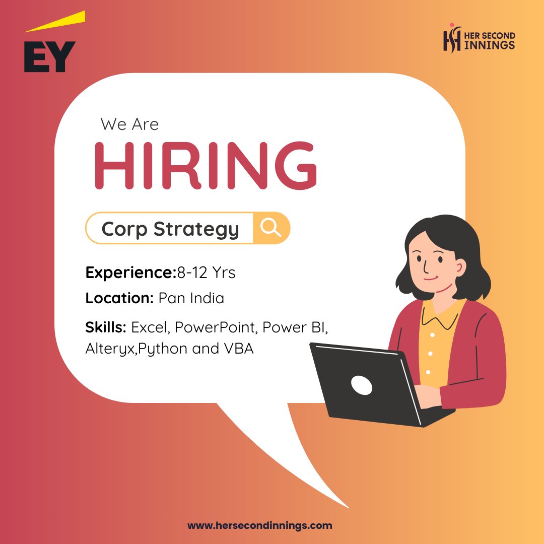 We’re looking for a Corporate Strategy professional who can drive digital transformation and turn insights into impact.

Click here:bit.ly/4qyqTKV

#Hiring #CorporateStrategy #DigitalTransformation #StrategyJobs