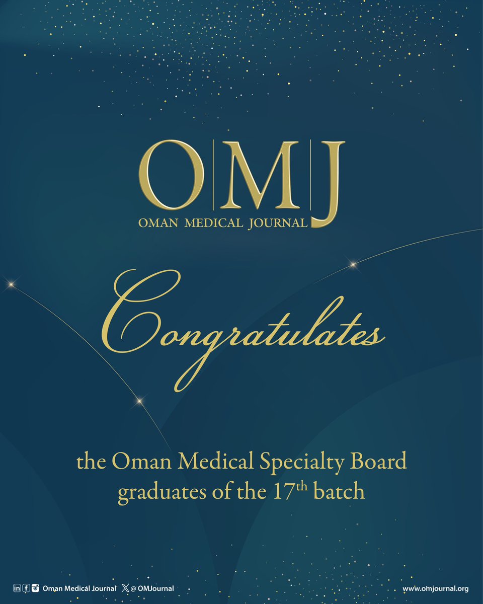 Oman Medical Journal tweet media