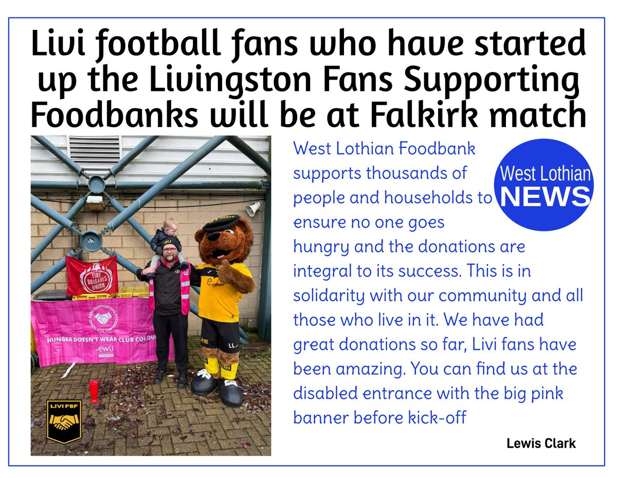 Livi Fans Supporting Foodbanks tweet media