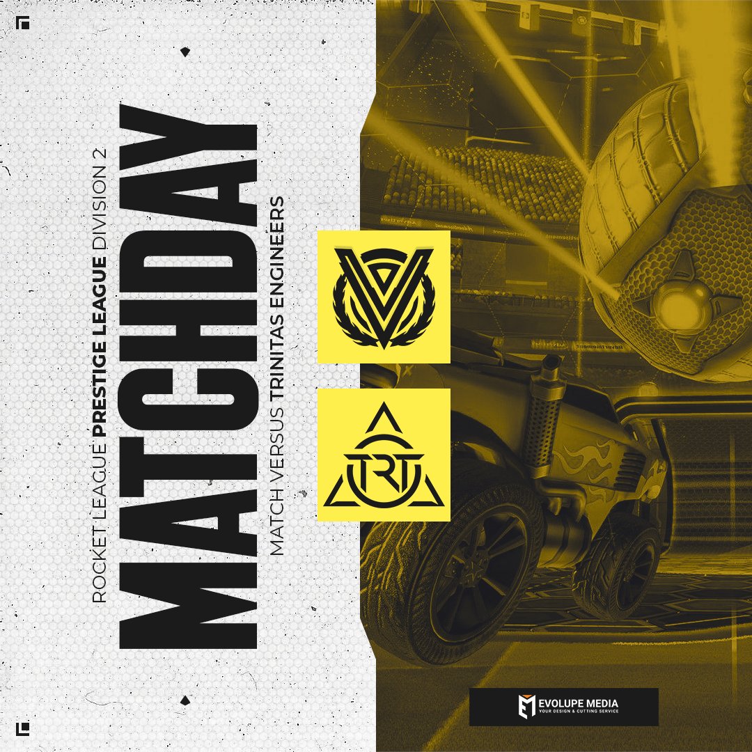 [Matchday]

🏆<a href="/PrestigeLeague_/">Prestige League</a> 
🆚<a href="/TrinitasEsports/">Trinitas Esports</a> Engineers
🕥 21:00 Uhr
👥<a href="/dele_rl/">Dele</a> - <a href="/mikerl14_/">mike</a> - <a href="/bxrchii/">Bxrchii</a> 

Wir gehen motiviert in das Match.

#DefineyourVision