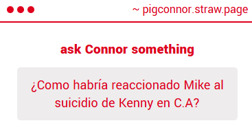 PigConnor's tweet photo. haha creeme, probablemente igual a el canon https://t.co/mVyLQXD7aG