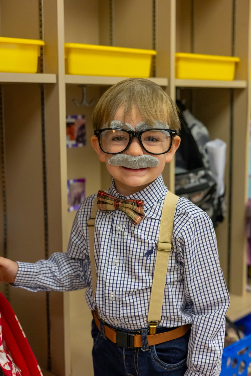 brookhillschool's tweet image. After 100 days of school, our Pre-K students are feeling 100 years old! 🎉#100thDayofSchool