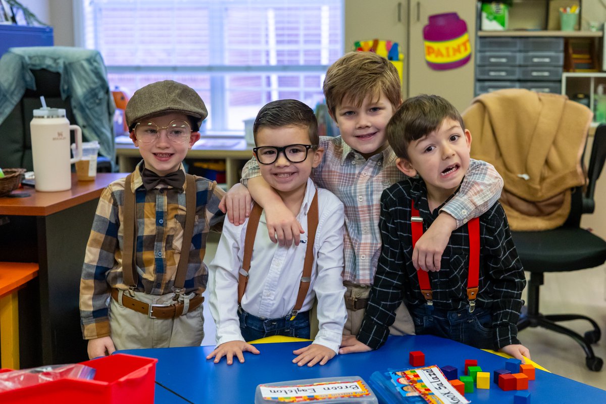 brookhillschool's tweet image. After 100 days of school, our Pre-K students are feeling 100 years old! 🎉#100thDayofSchool