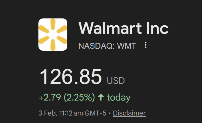 RTB_io's tweet photo. JUST IN: Walmart surpasses a $1 trillion market value for the first time. #Wallmart #StockMarket #WallStreet