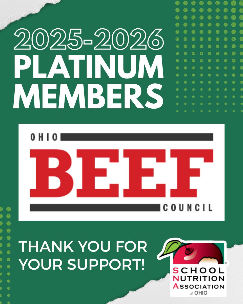 School Nutrition Association of Ohio tweet media