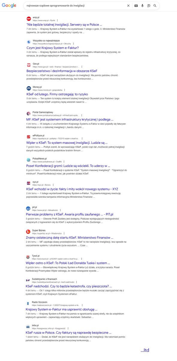zolgreen's tweet photo. Wpisz w google:
"najnowsze rządowe oprogramowanie do inwigilacji".
Odpowiedź co najmniej zaskakuje.
Chciałem jedynie sprawdzić, czym joński, brejza i kierwa zastąpili pegasusa.
Panie @michalrachon, @OlechowskiJarek, czyżby google wiedział coś, czego Polacy nie wiedzą? https://t.co/5HMNLW39Xp