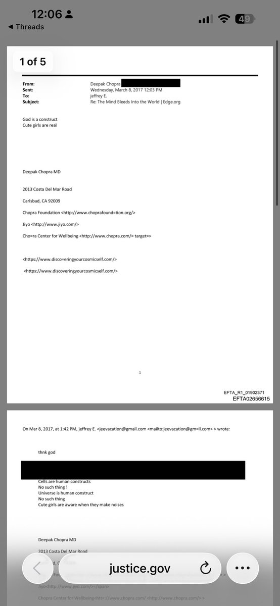 SamInsanity's tweet image. Apparently everyone has lost their minds, the Epstein files on here are obviously fake.
-Different text fonts on header and body
-Spacings that can’t happen in email systems
-Writing in lower case, too many inconsistencies
-Unsealed emails look AI-made
-Source: trust me bro 🤷🏻‍♂️