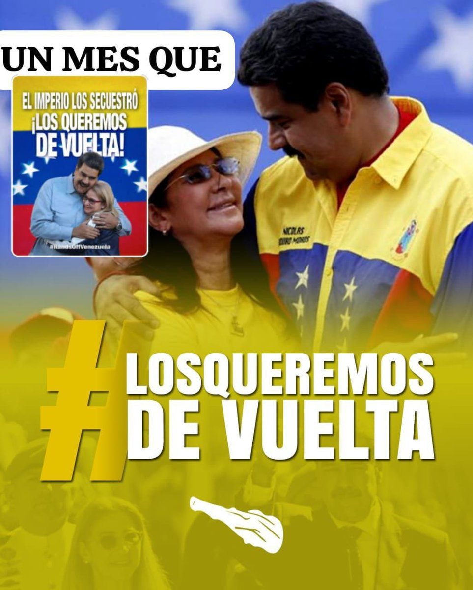 Leales siempre, traidores nunca! Exigimos el regreso de nuestro presidente. 

#LosQueremosDeVuelta