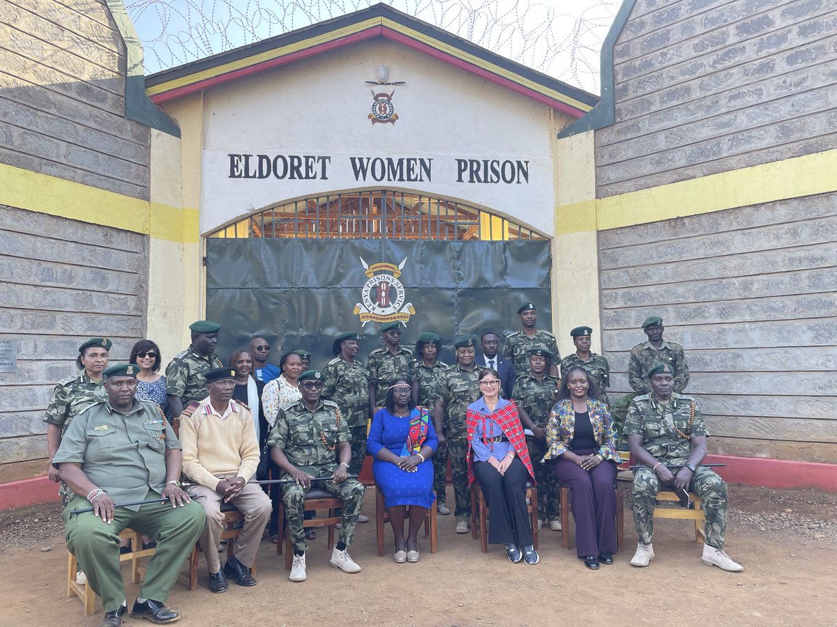 EUAmbKenya's tweet photo. Visited Eldoret Women Prison with @hannawcheptumo  and @ChiggaiCS — part of the 🇪🇺-funded #PLEAD programme. Skills training, paralegal services &amp; rehabilitation giving women a second chance. Justice systems must protect &amp; empower!
🇪🇺🇰🇪 #EUKenya https://t.co/TpMK0XOW0O