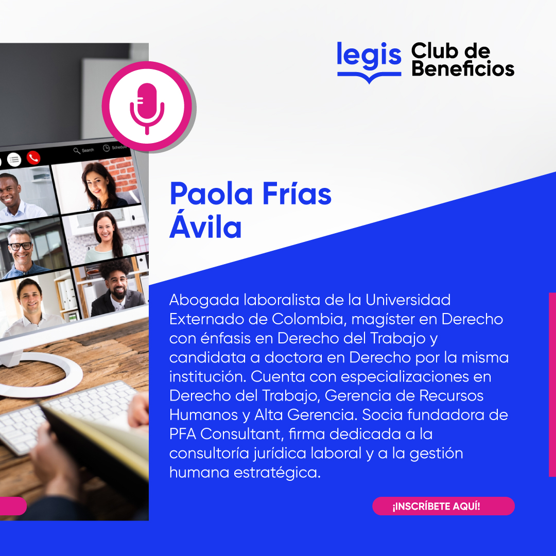 🔍 ¿Tu organización cuenta con un Comité de Convivencia Laboral bien conformado y operativo?

Te invitamos al evento “Conformación y funcionamiento del Comité de Convivencia Laboral: enfoque normativo, preventivo y operativo”.

👉 Inscríbete aquí:
🔗 legis.co/formulario-eve…