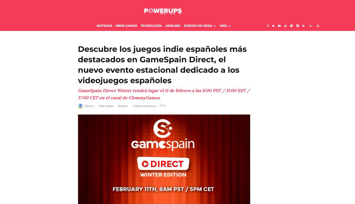 Desarrollo Español de Videojuegos tweet media