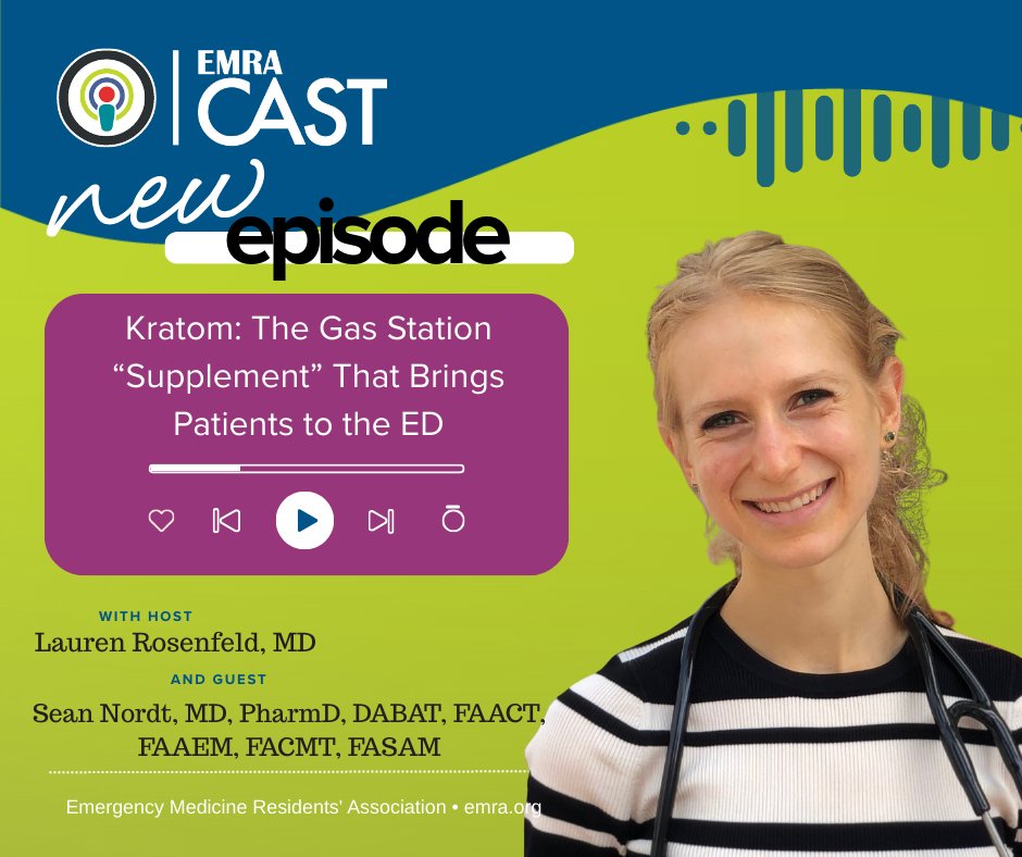 emresidents's tweet image. 🚨Kratom is showing up more and more in the ED — and withdrawal may be more common than overdose. 🎧 Full episode available now at: emra.org/about-emra/pub…

🎙️ Hosted by @laurenatoregon with guest Sean Nordt, MD

#Toxicology #Kratom #EMRACast #MedEd #ClinicalPearls