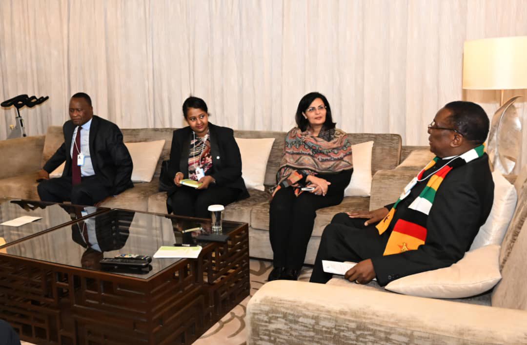 The President also met with Dr Sania Nishtar, CEO of Gavi, on the sidelines of the World Governments Summit. Gavi deals in vaccines and is based in Geneva, Switzerland. 

The engagement seeks to strengthen Zimbabwe's healthcare system. The discussions focussed on enhancing cold