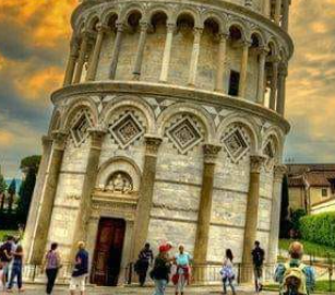 verrutum's tweet photo. The Leaning Tower of Pisa isn't just famous for tilting—its base hides a clever medieval math puzzle!
The bottom level features exactly 15 blind arches with columns around the circular base. Dividing a circle into 15 equal parts (a regular pentadecagon) was no easy feat in the https://t.co/8PxWu1oSij