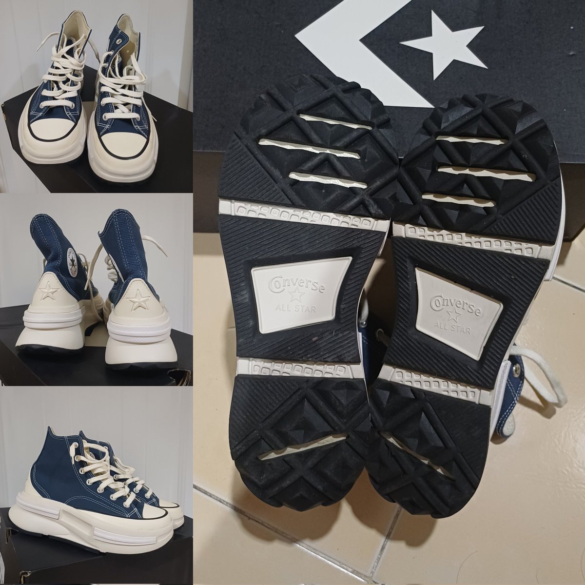 heythisisjuny's tweet photo. wts Converse Run Star Legacy CX High Sneaker [NAVY]

● Unisex
● Size 37 EU
● 100% Original

🏷 650K

✅️ CO shopee
dom tangerang, ready ina

tag. sepatu lfb wtb murce https://t.co/gG7dfJSzjl