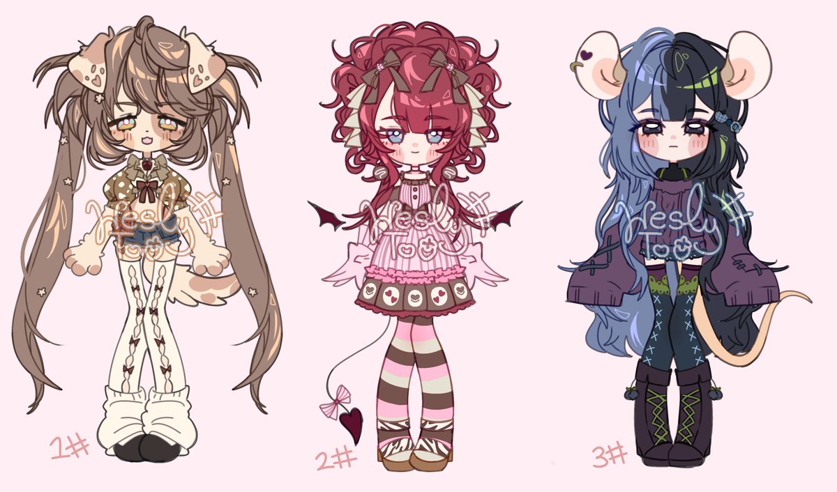 WeslyTooo's tweet photo. 𝑊𝐸𝑆𝐿𝐸𝑌'𝑆 𝐴𝐷𝑂𝑃 𝐻𝑂𝑈𝑆𝐸🍰🩷
✧━━━ AUCTION OPEN ━━━✧
SB: 15 usd
Min: 5 usd
AB: 40 usd + Commercial use
#adoptables #Adops https://t.co/txo1GsH2tY