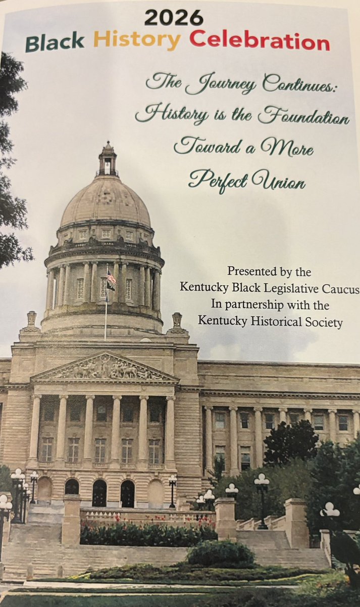 KSBA President Pamela Morehead, an <a href="/EminenceSchools/">Eminence Schools</a> board member, and KSBA Attorney John Powell participate in the Black History Celebration this morning at <a href="/KyHistSoc/">Kentucky Historical Society</a>. #BlackHistoryMonth