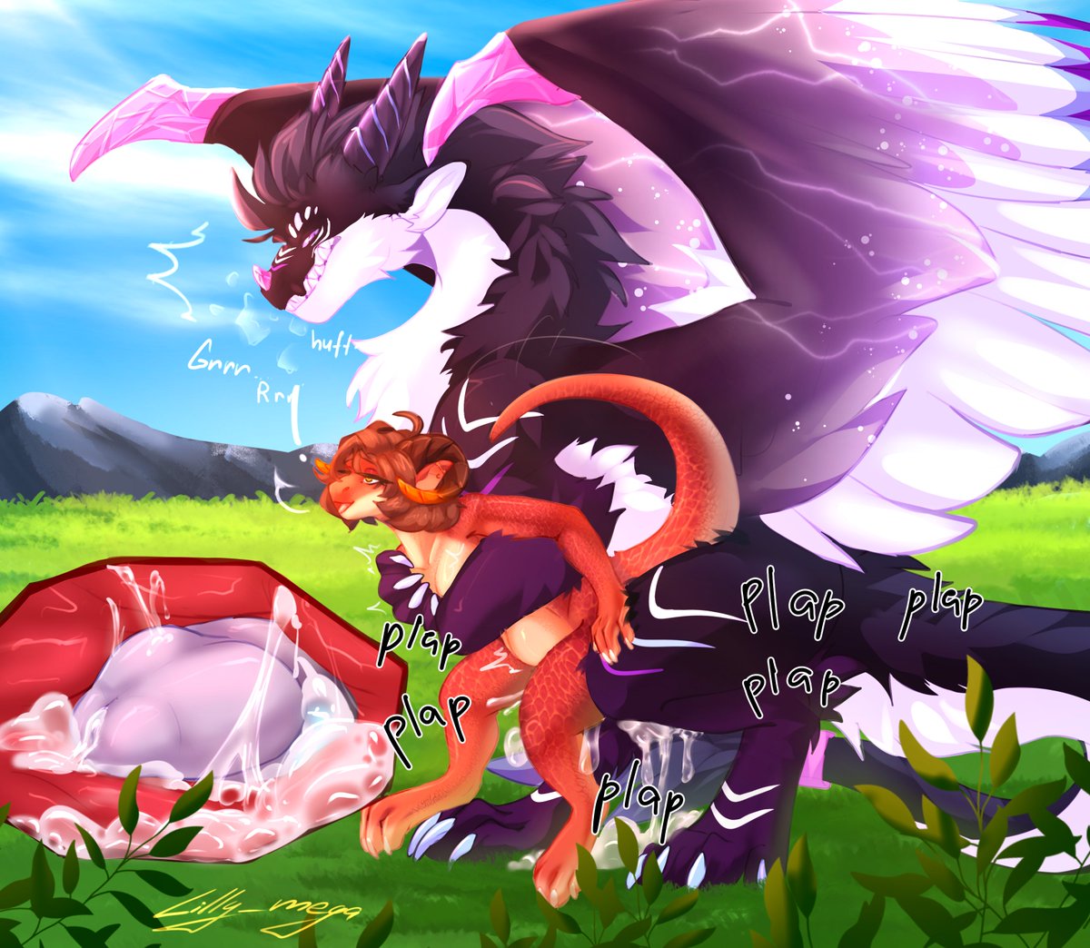 Strong dragon hugs <3