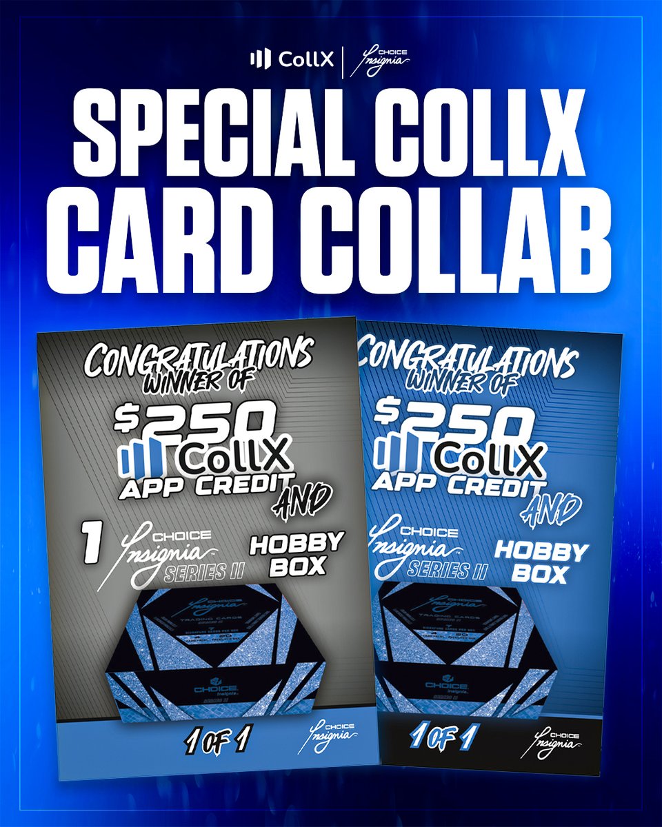 CollX is officially showing up in a sports card product in 2026, and this one is a big deal. 

We teamed up with our friends at <a href="/ChoiceCards/">Choice SportsCards</a> for their Choice Insignia Series 2 release, and there are two very special CollX redemptions waiting to be pulled. 

If you hit either one,