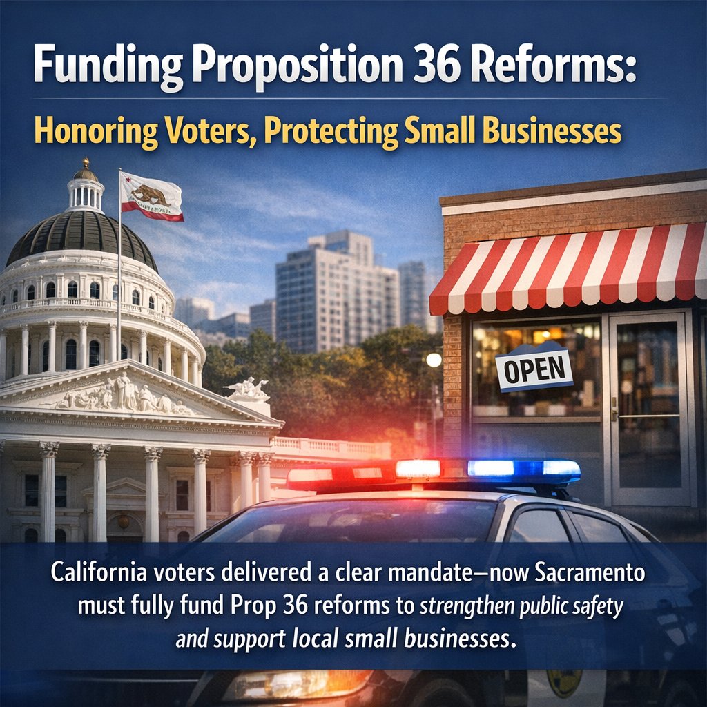 kabstrat's tweet photo. Underfunding or delaying funding for Prop 36 reforms leaves small businesses exposed to organized retail crime and undermines both public safety and economic stability.

Read the full article: https://t.co/dbPVUZOA4L

#Proposition36 https://t.co/j2PEANfs6k