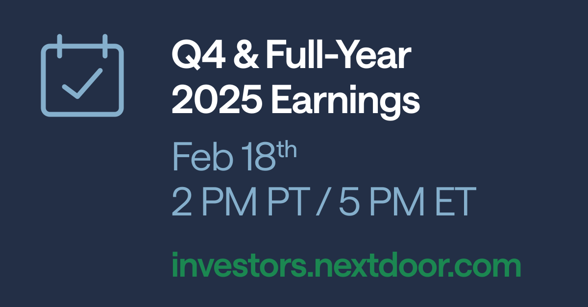 Nextdoor tweet media