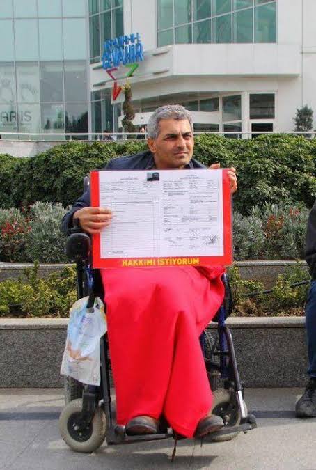 % 96 ENGELLİ OLAN HASTA TUTSAK İRFAN YILMAZ DERHAL SERBEST BIRAKILSIN!