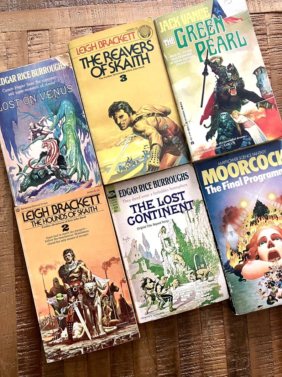 More recent thrift store finds from Monday’s road trip.
Some great old sci-fi and fantasy novels.
#nostalgia #scifi #fantasy #books #appendixn #VintageFinds #thrifting
