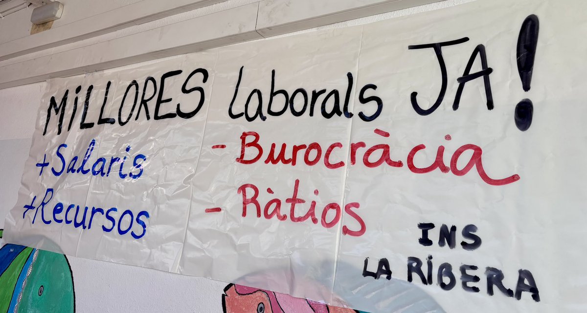 Escalfant motors per la #VagaEducativa de l’11 de febrer ✊🏼#somdelaribera #Montcada