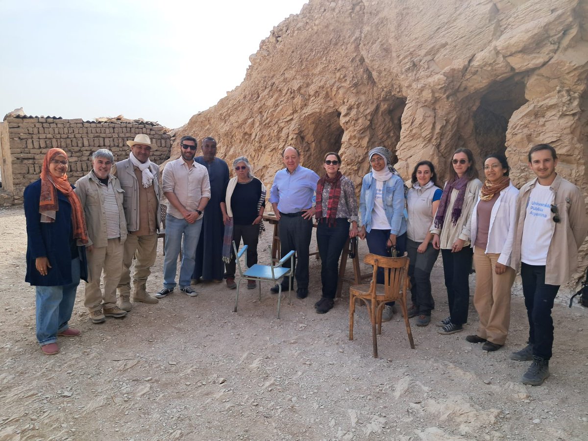 idacorconicet's tweet photo. 🇦🇷🇪🇬Un equipo científico binacional investiga un sitio de más de 3500 años en Egipto y se encuentra en una nueva etapa de trabajo de campo

✅ El programa arqueológico es dirigido por Bernarda Marconetto (@idacorconicet) y Lucas Gheco (@unsam)

https://t.co/ThfrSXBAg3 https://t.co/IbQOHvZvFv