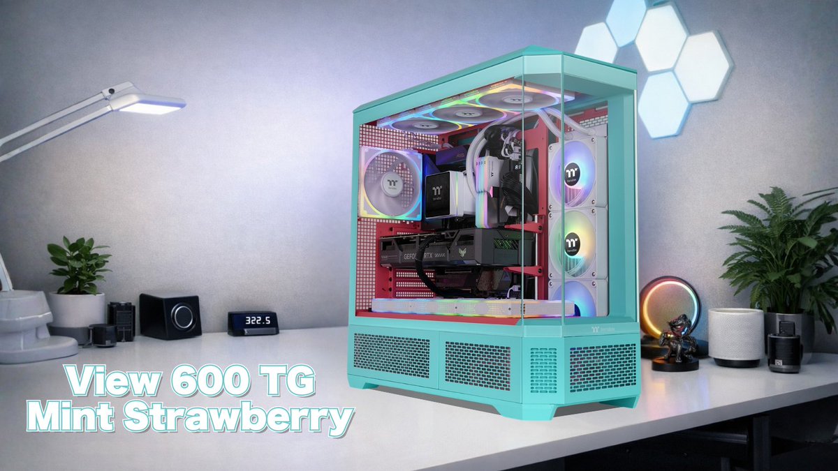 View 600 TGシリーズ 🟩フルタワー型PCケース 🟩4枚の強化ガラスパネル