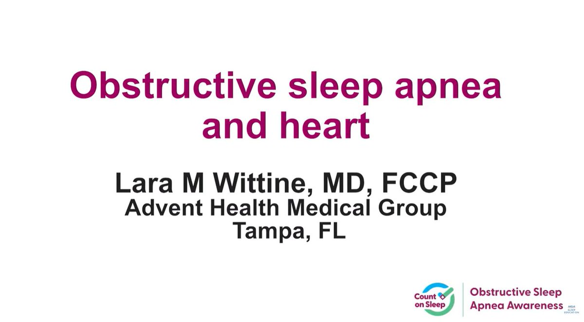 AASMorg's tweet photo. Heart health and sleep health go hand in hand. ❤️

This American Heart Month, watch Dr. Lara M. Wittine share a real patient case where cardiovascular symptoms led to a diagnosis of obstructive sleep apnea — and treatment made a difference.

The case highlights why screening for sleep apnea in primary care, especially for middle-aged and older adults, is so important for early intervention and better health outcomes.

▶️ Watch the short video and learn why sleep matters for heart health.

https://t.co/jNbKIOxvfk

#AmericanHeartMonth #HeartHealth #SleepApnea #SleepHealth #OSA #HealthySleep