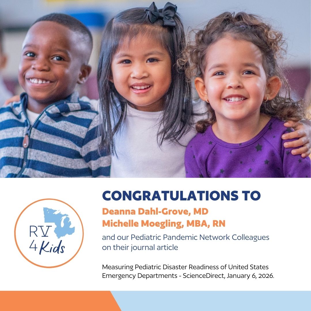 RegionVforKids's tweet photo. Congratulations to Region V for Kids and our partners - @TheWRAPEM, @G7PedsDisaster, @pedspandemic and @EMSCImprovement - on their publication in ScienceDirect!

To read the full publication, please visit: https://t.co/pPJsgdYy8P

#RV4K | #ScienceDirect | #PediatricPreparedness https://t.co/o4sT6eoYN1