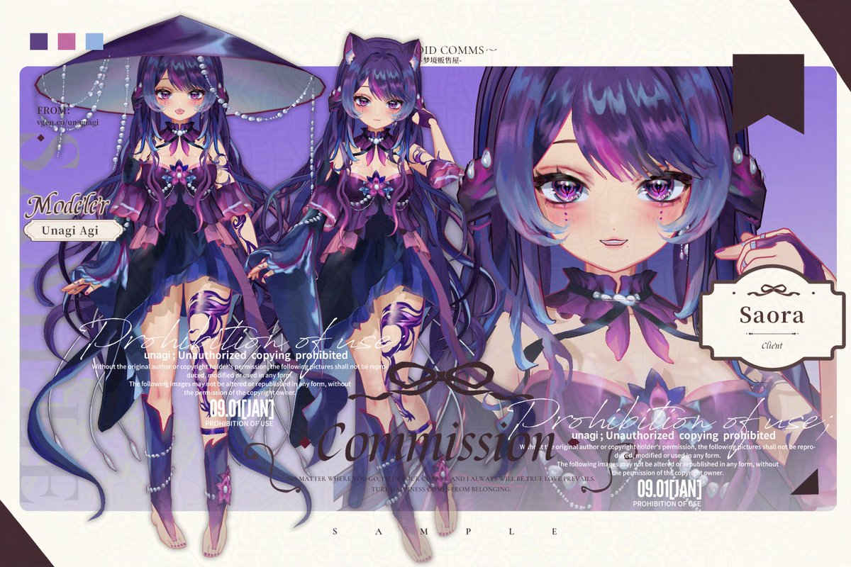 [ 3D VRoid commission ]

I am finally using the new hat feature, had to go crazy with the parameters to get this hat shape
also a very challenging art style to work with but I had fun regardless!

#VGenComm #VRoidStudio