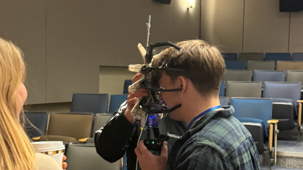 ShawnHymel's tweet image. We hosted a 24-hour anti-#hackathon at @btulab_cu  (@CUBoulder). No startups or pitches. Just weird, useless, and joyful engineering. Check out my latest post to see the wildly creative projects built by students.
👇
Link in replies

#maker #engineering #education @digikey