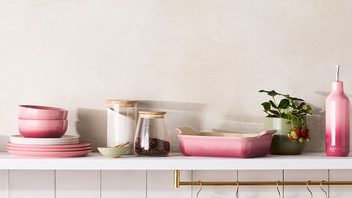 Rose Quartz, the stunning new colour by Le Creuset. Its quiet elegance is a considered touch in every room.

Perfect for both everyday use &amp; special occasions.
Head to bit.ly/3FksTB5

#cookshop #essex <a href="/lecreuset/">Le Creuset</a> #mylecreuset #LeCreuset #RoseQuartz
