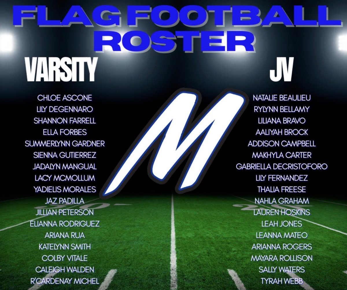 Matanzas Girls Flag Football tweet media