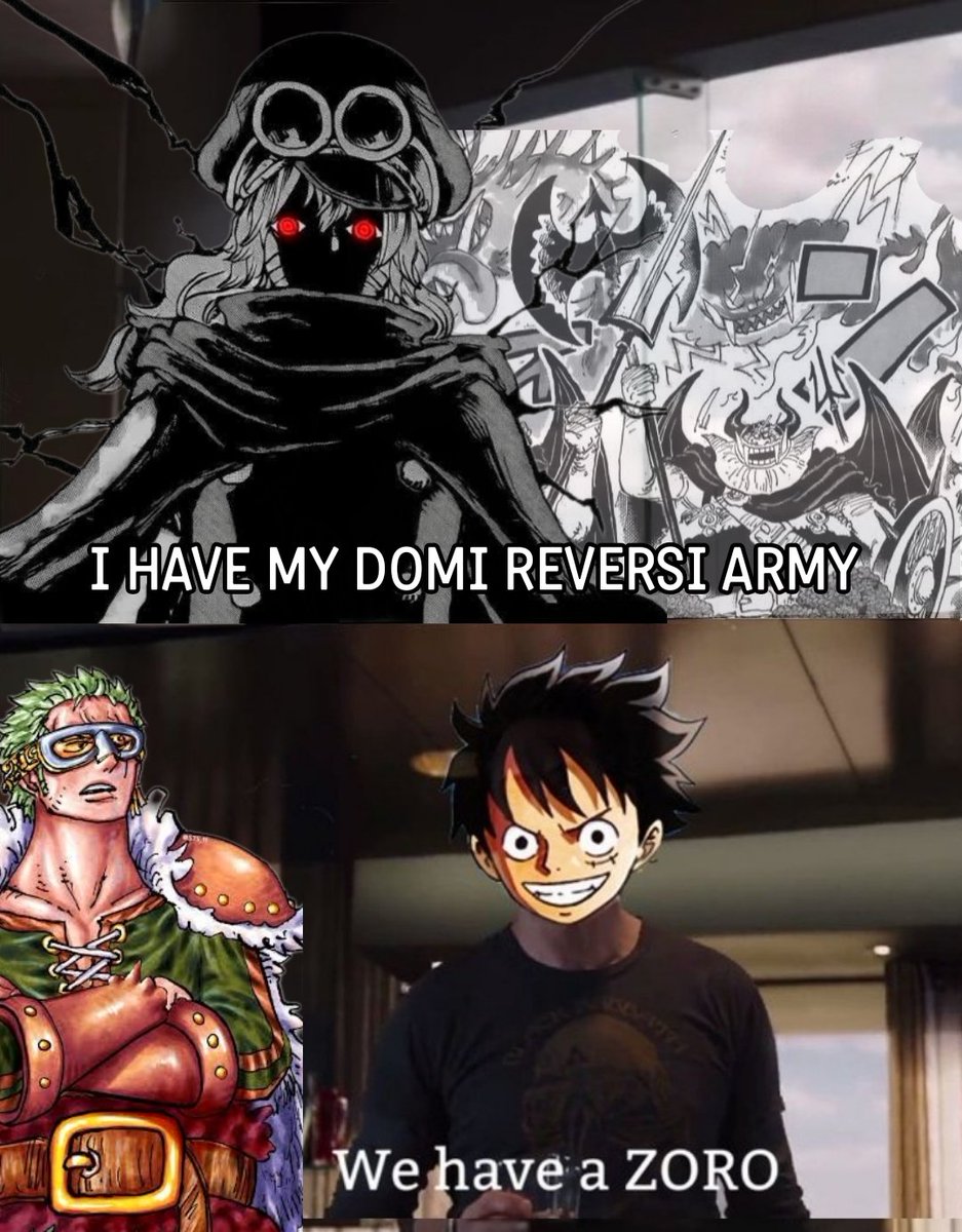 #ONEPIECE1173 
- Defeated the Entire Domi Giant army
- Blitzed Domi Broggy and Dorry (3.6B)
- Shocked previous WSM jarul with his strength (first one to do so after Loki)

Oda actually made this true 😭