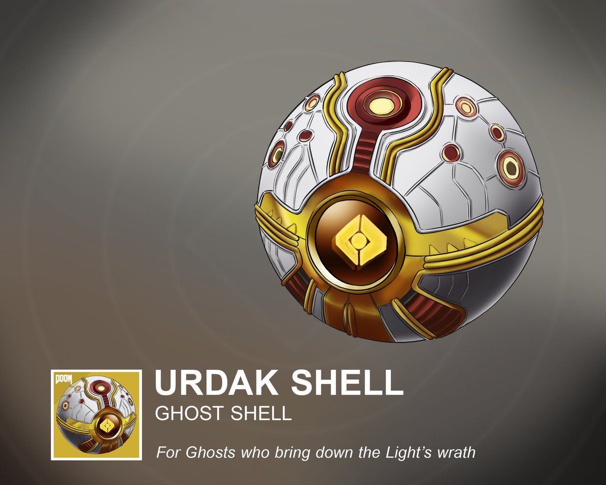 Destiny x Doom: VEGA Shell Custom Ghost shell based on the concept VEGA ...