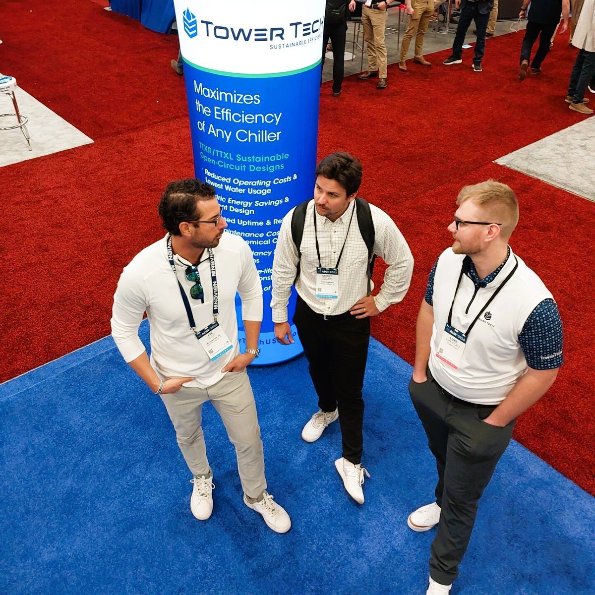 TowerTechUSA's tweet photo. Come say hello at booth C6521 during @AHRExpo and enjoy a friendly conversation with our team. Let’s explore how we can help with your next cooling project! https://t.co/UjQyC2sqAo