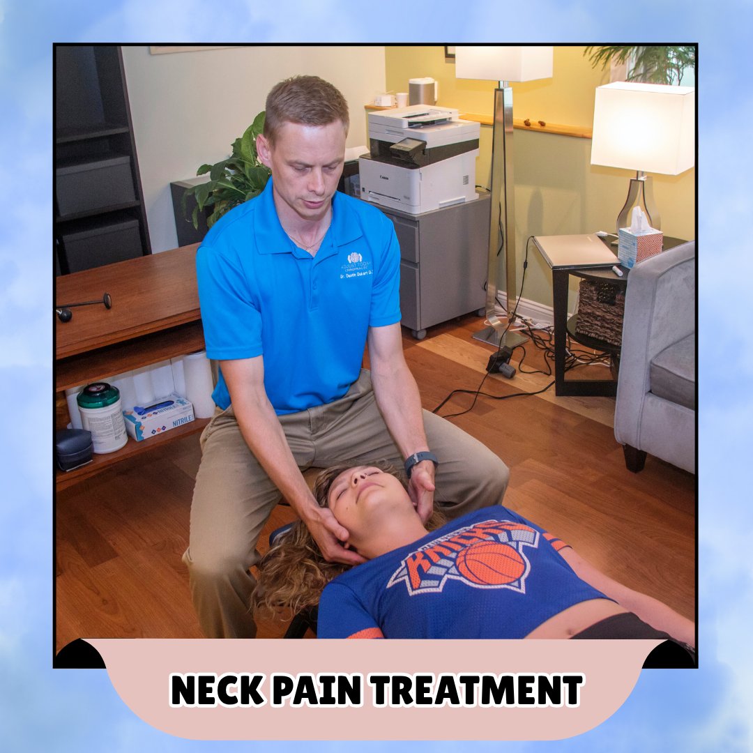 adjusttodaymn's tweet photo. Stiff mornings don’t have to be your normal. We offer personalized neck pain treatment that targets the source, improves mobility, and helps you get back to daily comfort. Book your visit today! #NeckPainTreatment https://t.co/psnLxayyK7 https://t.co/SE5U8lI4EJ