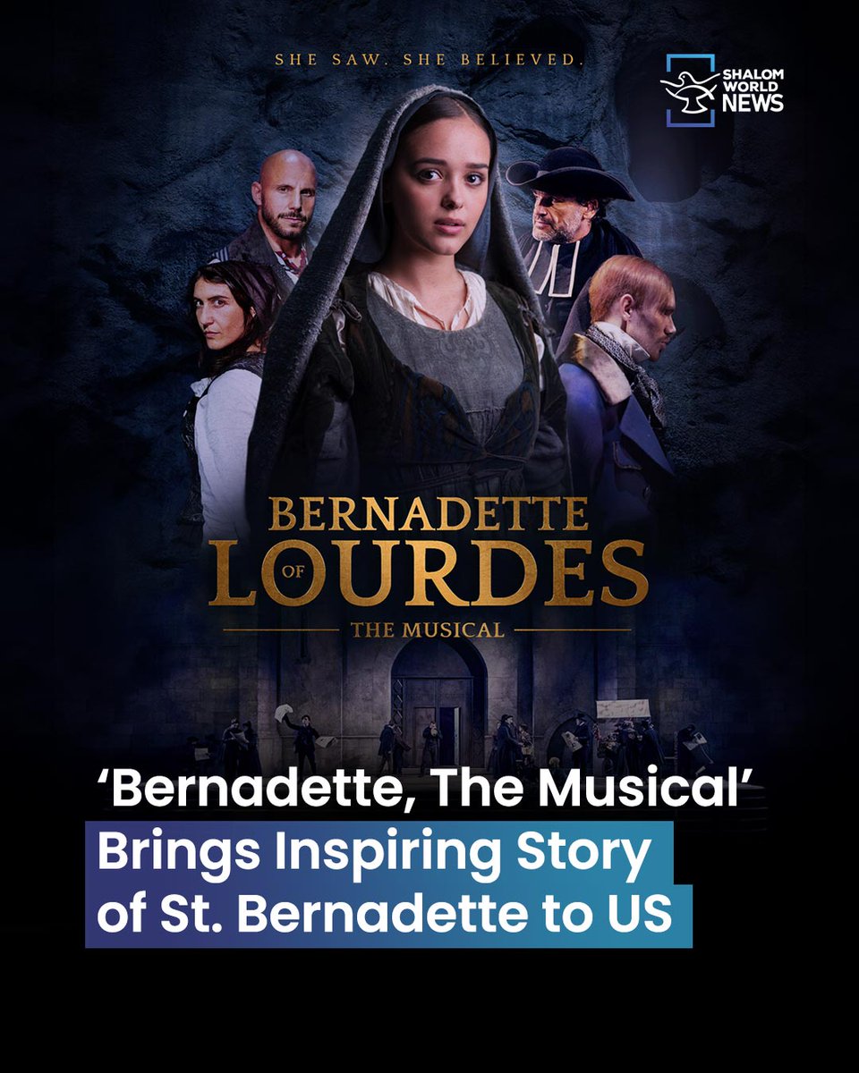 shalomworldnews's tweet photo. After captivating more than 400,000 theatergoers across Europe, Bernadette, The Musical is set to enchant US audiences with its premiere on February 19 at Chicago’s Athenaeum Center for Thought and Culture.
#OurLadyOfLourdes #BernadetteTheMusical  #ChicagoTheatre #shalomworldnews https://t.co/dyvOxSCxu1