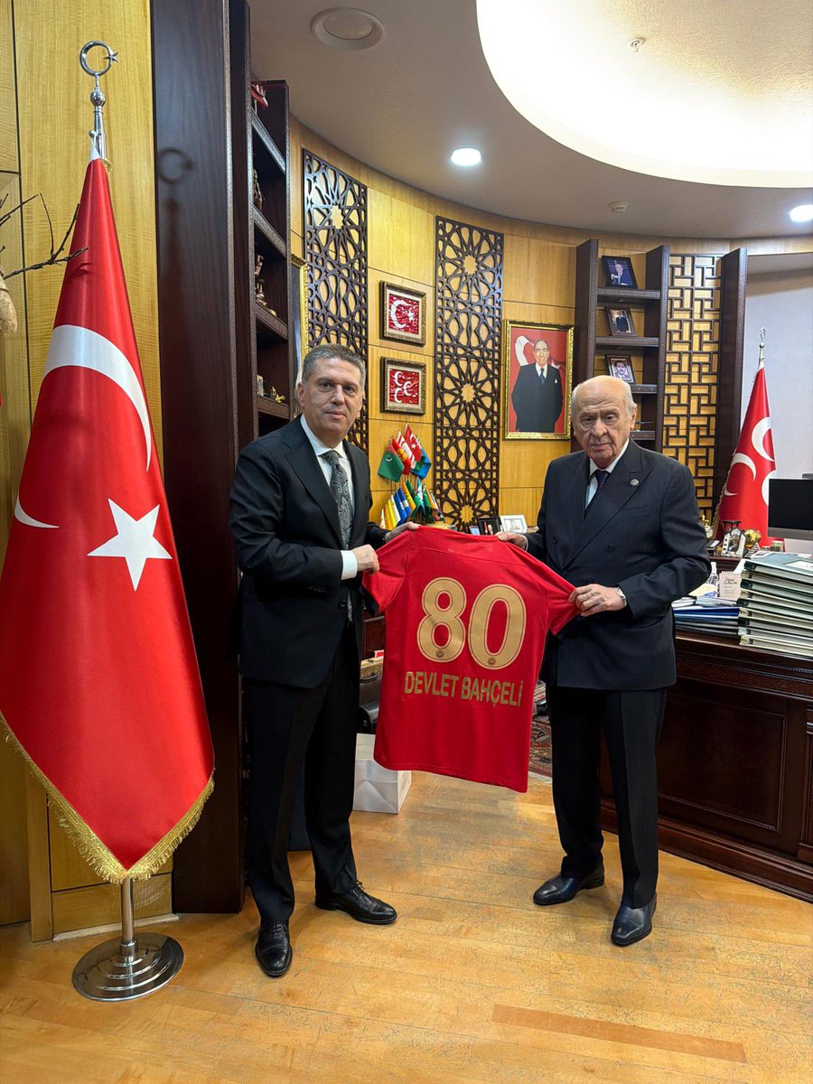 Başkanımız Haydar Arda Çakmak’tan MHP Lideri Devlet Bahçeli’ye Nezaket Ziyareti

Geçtiğimiz ay gerçekleştirilen olağanüstü genel kurulda yeniden başkanlığa seçilen Başkanımız Haydar Arda Çakmak, Milliyetçi Hareket Partisi (MHP) Genel Başkanı Sayın Devlet Bahçeli’yi makamında