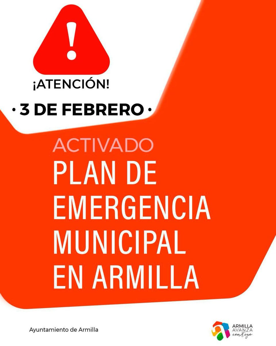 Ante la activación del Plan de Emergencias Municipal en Armilla, es importante seguir las indicaciones del Ayuntamiento y de los servicios de emergencia, evitar desplazamientos innecesarios y mantenerse informados a través de los canales oficiales.