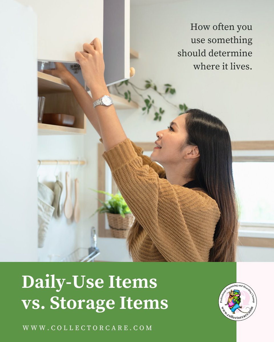 CollectorCare's tweet photo. When daily-use items are buried behind backups or seasonal things, routines slow down. Separating everyday essentials from long-term storage makes your space easier to move through without adding more containers.

Accessibility is part of organization, not an afterthought. https://t.co/PAi2x00HND