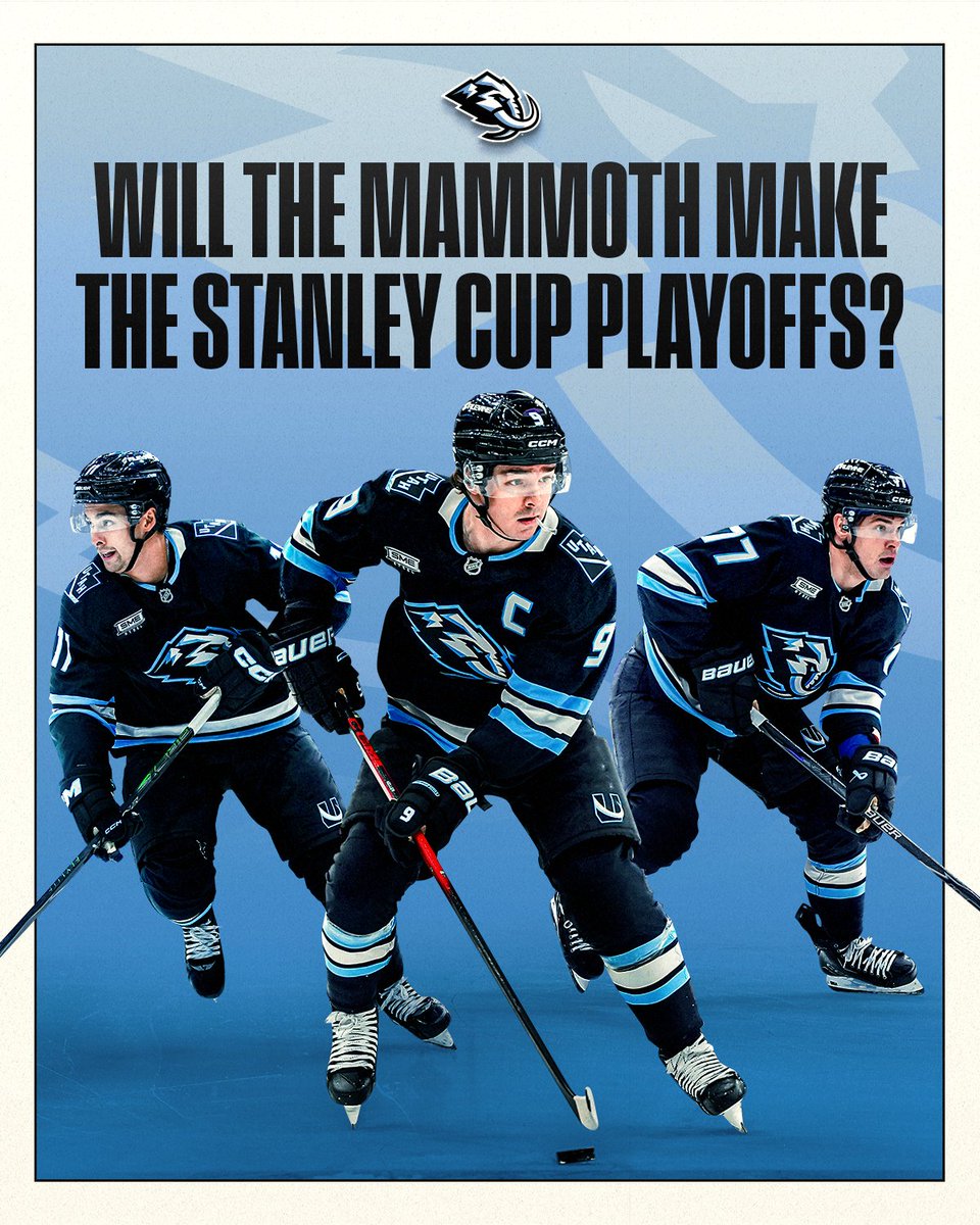 After a win last night, the @utahmammoth currently sit in the first Wild Card spot in the Western Conference. 🦣
Will we see Utah make their #StanleyCup Playoffs debut this season?
