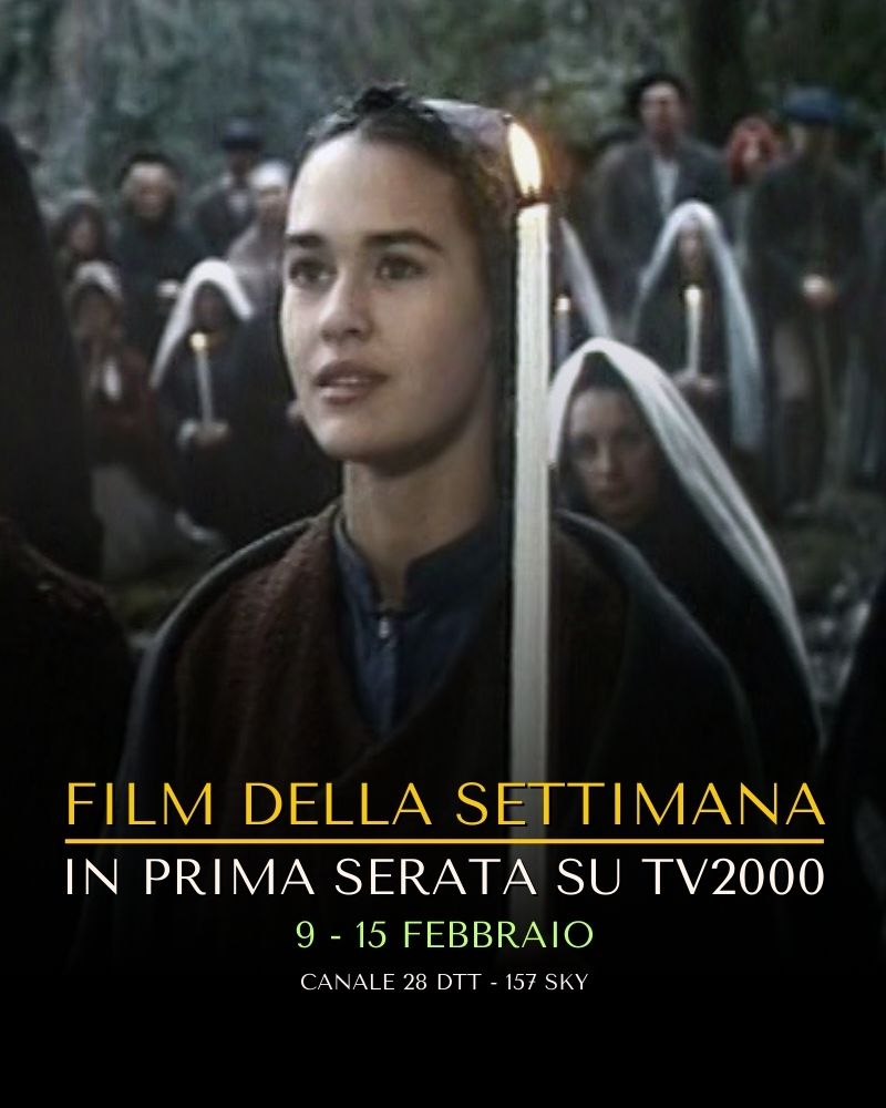TV2000it's tweet photo. 📺 I #film e #serietv in #PrimaSerata da domani #9febbraio su #TV2000
🔸9/2 #PRIMATV #TheChosen la terza stagione
🔹10/2 "Le ragazze dei quartieri alti" con #BrittanyMurphy e #DakotaFanning
🔸11/2 "Bernadette" con #SydneyPenny
🔹12/2 "Bar Giuseppe" di #GiulioBase con #IvanoMarescotti
🔸13/2 "Nowhere Special - Una storia d'amore" di #UbertoPasolini con #JamesNorton
🔹14/2 "Qualcosa di inaspettato" in occasione di #SanValentino
🔸15/2 "La lista del signor Malcolm" con #FreidaPinto