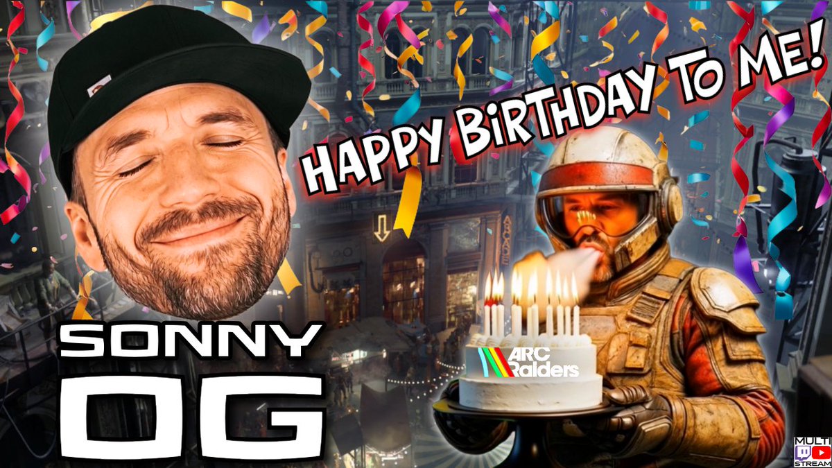 Today is my birthday! Who's ready to party on a Tuesday? Birthday stream starts @ 7pm EST!🥳