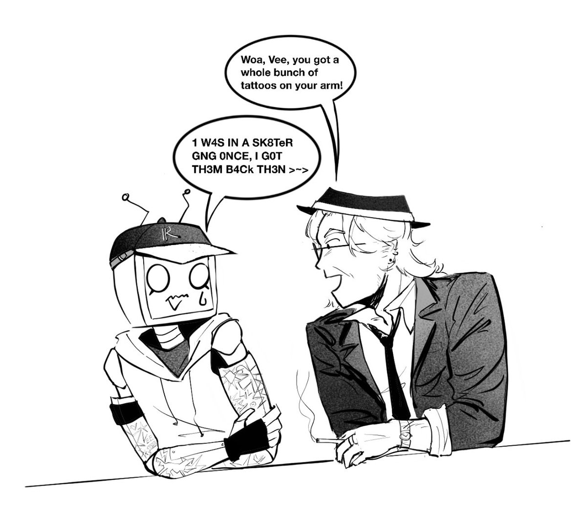 i_ionah's tweet image. my evil duo idea
#forsaken